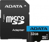 Карта памяти Adata Premier microSDHC 32GB Class 10 UHS-I U1 (85/25MB/s) + ADP - фото